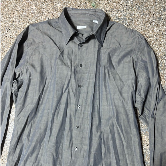 Halogen Gray Long Sleeve Button Up Shirt - Picture 2 of 5